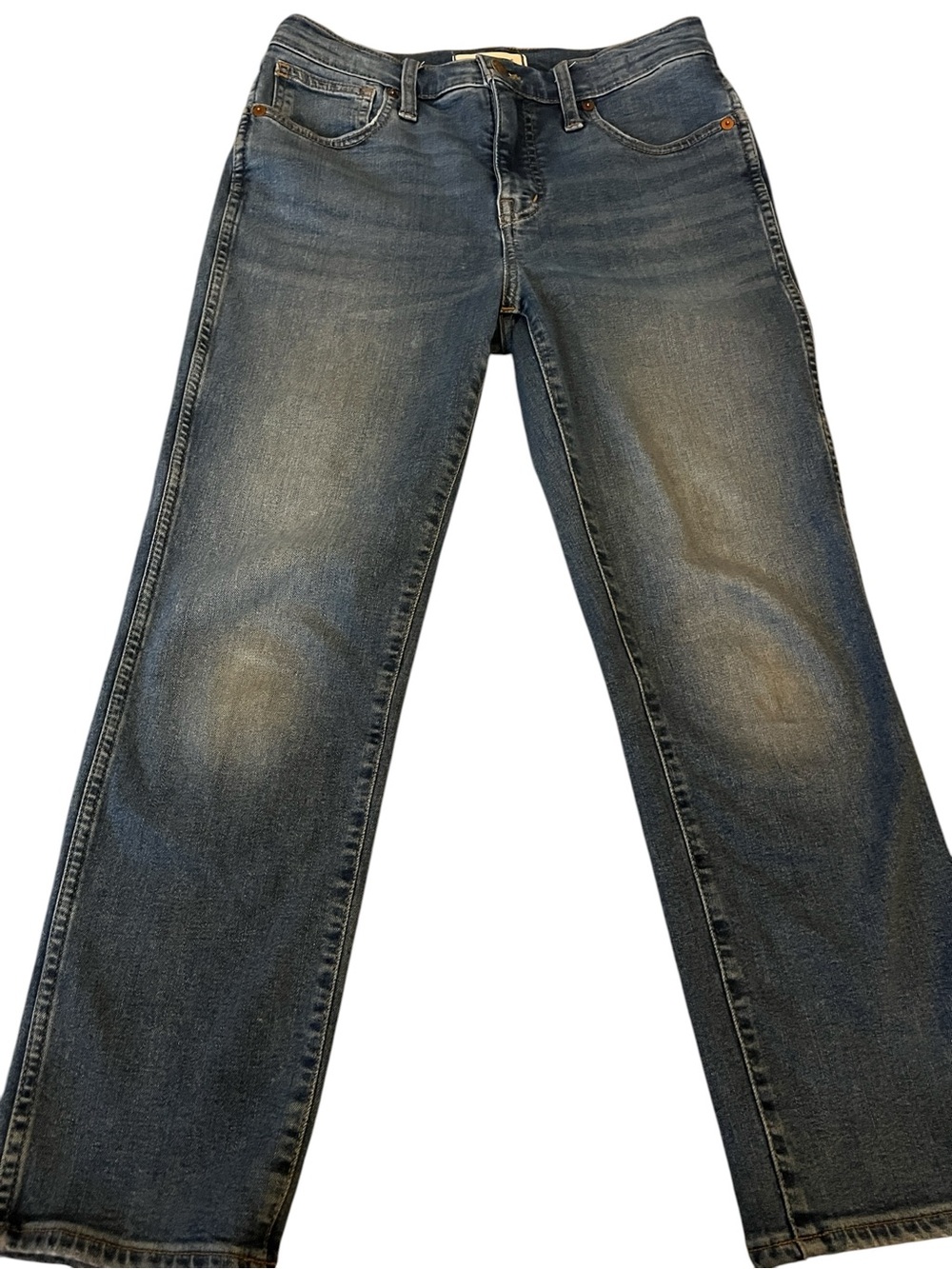 Madewell Stovepipe Jeans in Faded Medium Blue Size 26